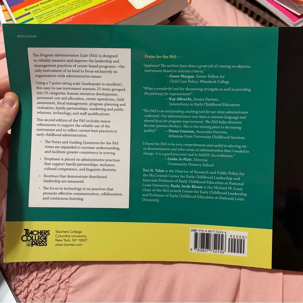 Program Administration Scale Book - Picture 4 of 4